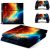 FOTTCZ PS4 Skin Whole Body Vinyl Skin Sticker Decal Cover for Playstation 4 Console and Two (*4*) – Orange and Blue Nebula