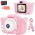 Spturn Kids Camera, 1080P HD Camera for Kids with 32 GB Card, 20MP Kids Digital Camera for Girls Boys Children Age 3-12 (*32*) Old, Perfect Christmas Birthday Festival Gifts for Toddler (Pink)