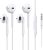 2 Pack 3.5mm Wired Earbuds Headphone Earphone with (*2*) Built-in Volume Control Compatible with Samsung Apple iPhone 6/6S/5 iPod iPad MP3 Laptop Computer Android