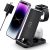 3 in 1 Charging Station, Foldable Charger Stand for Multiple Devices, iPhone Charging Station with 18W Wall Adapter, Fast Charge Portable Travel Charger Compatible with iPhone, iWatch, AirPods