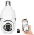 360 Camera, Light Bulb Camera Full HD 1080P, 2.4GHz WiFi Camera with 32G SD Card, Night Vision Motion Detection Wireless Camera Home Security Cameras, Home Baby, Pet Monitor