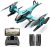 4DRC 4DV10 RC Helicopte Drone with 1080P HD Camera for Kids Adults,Mini Foldable WIFI FPV Live Video Quadcopter for beginners ,3D Flips, Gestures Selfie, Altitude Hold, One Key Start, 2 Batteries