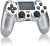 ATISTAK (*4*) for PS4, Gaming (*4*) Compatible with Playstation 4 /PS4 Console, Remote/Control with Upgraded Joystick&Charging Cable, Sliver