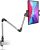 Adjustable Tablet Mount Holder, woleyi 35″ Desk/Bed Clamp Phone iPad Stand with Foldable 360° Swivel Arm for iPad Pro 12.9 Air Mini, iPhone, Galaxy Tabs, Nintendo Switch, 4-13″ Cell Phones and Tablets