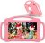 Azeyou 7 inch Android 11.0 Tablet for Kids, 2GB RAM 32GB ROM Toddler Tablet with Bluetooth, WiFi, Dual Camera, Shockproof Case, Kids APPs Pre-Installed, Parental Control, Kids Tablet with Case Pink
