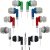 Bulk Earbuds 100 Pack Multi Colored for Classroom,HONGZAN Wholesale Earbuds Headphones Earphones for Kids,Individually Bagged,Perfect for Students,Schools,Library,Museums,Hotels,Etc