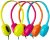 Bulk Headphones 4 pack school headphones for classroom -YMJ(Y4 color combined)Earphones Earbuds for youngsters,Students, Libraries, Laboratories (combine)