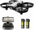Cheerwing U61S Mini Drones with Camera for Kids and Adults 720P HD 2.4Ghz Rc Quadcopter WiFi Fpv Drone with Altitude Hold,2 Batteries White