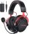 DEEBOX Wireless Gaming Headset with Microphone for PC PS5 PS4 Playstation, 2.4G USB Computer Headphones with Mic,Over-Ear Wireless Bluetooth Gamer Headsets for Laptop