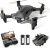 DEERC Drone with Camera for Kids, D40 FPV HD 1080P Mini Drones for Adults Beginner, Foldable Quad Air Hobby RC Quadcopters & Multirotors, Toys Gifts, 2 Batteries 20 Mins Flight Time, Easy to Fly