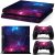 DOMILINA PS4 Skin Set Vinyl Decal Sticker for Playstation 4 Console Dualshock 2 Controllers – Purple Galaxy