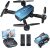 Drones with Camera for Adults/Kids/Beginners – ATTOP Folable 1080P FPV Drone with Camera Gift Ideas Drones for Kids with 1 Key Fly/Land/Return Design Drones for Adults with 360° Flips/3 Speeds/55 Yard Flight Range RC Drone with Voice/Gesture/Gravity Control