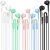 Earbuds Headphones 5 in One Pack, Wired Earbud with Heavy Bass Stereo Noise Blocking, Microphone, Compatible with iPhone, Android Phones, Laptops, Computers, iPad or Any Device with 3.5mm Interface