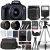 Electronics Canon EOS 4000D / Rebel T100 Digital SLR Camera Body with EF-S 18-55mm Lens Bundled with Additional Lenses + 64GB + Flash + Case & More Complete Accessory Bundle – International Model
