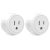 GHome Mini Smart Plug, 2.4G Wi-Fi Plug Works with Alexa and Google Home,Outlet Socket Remote Control with Surge Protector Timer Schedule Function, No Hub Required, ETL FCC Certified,10A 1200W,2 Pack