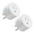 GNCC Smart Plug, WiFi Plugs Work with Alexa & Google Assistant, Smart Outlet with Timer & Group Controller, WiFi Outlet for Home, No Hub Required, ETL & FCC Certified, 2.4G WiFi Only, 4 Pack,White