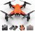 GPS Drone with Camera for Adults 4K UHD, Brushless Motor, GPS Auto Return, 5GHz FPV RC (*2*) Auto Return Home, Altitude Hold, Follow Me, Custom Flight Path, Easy to Use for Beginner, 2 Batteries and Carrying Bag, Orange