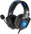 Gaming Headset with Microphone, Gaming Headphones for PS4 PS5 Xbox One PC, Playstation Headset with Noise Reduction Mic, LED Light 7.1 Surround Sound Over-Ear and Wired 3.5mm Jack (Blue)