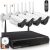 [HD 5MP & 2-Way Audio]- Outdoor Wireless Security Camera System, Dual Antennas Enhanced WiFi Surveillance Camera System, 4 Cams 8 Channel Waterproof Home Video Surveillance (1TB Hard Drive)