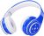 Kids Headphones Bluetooth Wireless 85db/110db Volume Limit Headset Fit for Aged 3-21 Over-Ear and Build-in Mic Wired & SD Card Mode Headphones for Boys Girls Travel School Phone Pad Tablet PC Blue