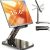 LISEN Fits iPad Stand Holder Adjustable Tablet Stand for Desk Portable Monitor Stand Tablet Holder Home Office Must Haves iPad Holder Accessories for Tablets/Portable Monitor/PS/Switch 4.7″-15.6″