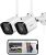 LaView Outdoor Security Cameras 1080P HD,Cameras for Home Security with AI Human Detection,Waterproof IP65,2-Way Audio,Clear Night Vision,2.4G WiFi,SD Card Slot&US Cloud Storage,Work with Alexa,ONVIF