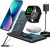 MAXFOX Wireless Charger 3 in 1, 18W Foldable Charging Station for Apple iPhone/iWatch/Airpods, for iPhone 14 13 12 11/Plus/Pro/Pro Max/XR/XS/X/8+, iWatch Ultra 8 7 6 SE 5 4 3, Airpods with Adapter