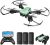 Mini Drone with 1080P Camera, Voice & Gesture Control FPV RC Quadcopter with Altitude Hold, Headless Mode, 3 Speed Modes, 21 Min flight, One Key Return/Land/Fly, 3D Flip, for Kid Adult Beginner Gift