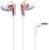 Panasonic ErgoFit Wired Earbuds, In-Ear Headphones with Dynamic Crystal-Clear Sound and Ergonomic Custom-Fit Earpieces (S/M/L), 3.5mm Jack for Phones and Laptops, No Mic – RP-HJE120-N (Rose Gold)