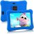 Pritom 7 inch Kids Tablet, Quad Core Android 10, 16GB, WiFi, Bluetooth, Dual Camera, Educationl, Games,Parental Control, Kids Software Pre-Installed with Kids-Tablet Case (Dark Blue)