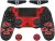 Replacement for PS4 Custom Wireless Controller Bonus 2 Red Thumb Grips, Red Cloud Controller Gamepad Joystick for PS4/Slim/Pro/Windows PC! Bonus Two Red Thumb Grips