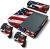 SKINOWN Skin Sticker for Xbox One Console and 2 Controller with 1 Kinect Skins (USA Flag)