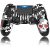TXTHcpo Wireless Controller for PS4 Remote, P4 Gamepad for Playstation 4/Pro/Slim Console Gaming Control with Headset Jack Dual Vibration Speaker Touch Pad Six-axis Motion Control Skull