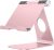Tablet Stand Holder Adjustable, OMOTON T1 iPad Stand, Desktop Aluminum Tablet Dock Cradle Compatible with iPad Air 4/Mini, New iPad 10.2/9.7, iPad Pro 11/12.9, Samsung, Nintendo and More, Rose Gold