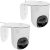 Teccle Metal Wall Mount for Eufy Security Solo IndoorCam P24, Provide Better Viewing Angles