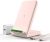 Wireless Charger, Wireless Charging Stand for iPhone 14/13/12 (*11*), SE 11 X XR XS MAX X 8 Plus, Wireless Phone Charger Samsung S22/S21/S20/S10/S9 +/Ultra, Note 20/10/9 Pink (Adapter Included)