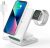 Wireless Charging Station for Apple, 3 in 1 Wireless Charger Stand for iWatch 7/6/SE/5/4/3/2, iPhone 13/12/11/X/8/SE Series, AirPods 3/Pro/2