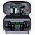 Wireless Earbuds with Comfort&EarHooks Bluetooth 5.3 Headphones 100H Playtime IPX8 Waterproof Stereo Headphones Premium Sound with Deep Bass for Gym/Daily Use