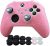 Xbox Series Controller Skin,RALAN Glitter Anti-Slip Silicone Controller Cover Protector Case Compatible for Xbox Series Gamepad Joystick with 4 Cat Caps and Black Pro Thumb Grip x 8.