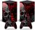 Xbox Series X Skins Wrap Sticker with Two Free Wireless Controller Decals, Whole Body Protective Vinyl Skin Decal Cover for Microsoft Xbox Series X Console – Blood Skull