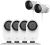 YI Home Security Cameras 4pc and Outdoor Cameras 2pc Bundle