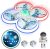 Yasola UFO Mini Drones for Kids,Universe Saucer Remote Control with 5 Colors,LED RC Drone Quadcopter,3 Speeds and Headless Mode,Propeller Protect for (*5*),2 Drones Batteries,Gifts for Boys Girls