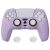 eXtremeRate PlayVital Samurai Edition Mauve Purple Anti-Slip Controller Silicone Skin for PS5, Ergonomic Soft Rubber Protective Case for ps5 Controller with White Thumb Stick Caps