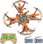 gkfescc XYQ-2 Diy Wooden Drone Kit for Kids or Beginner，2.4GHz RC Quadcopter with altitude maintain，Headless Mode，3D Flip and One Key carry，Flying Toy Gift for Children Boys Girls